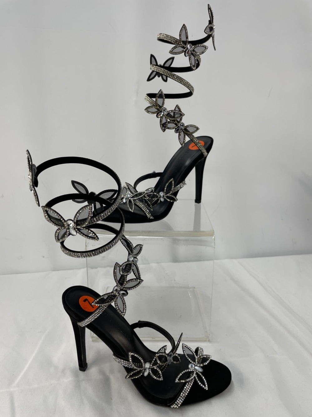 WILD DIVA BERLIN EMBELLISHED BUTTERFLY HEELS FTL-04-094